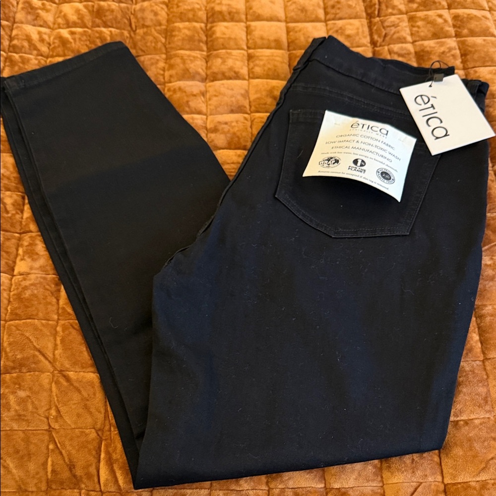 Etica Women's Black Skinny Jeans